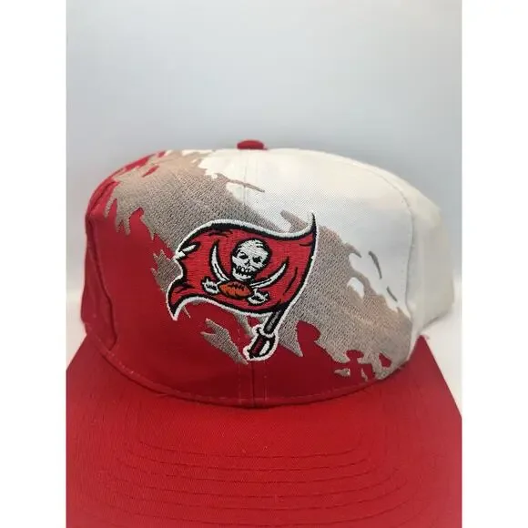 Vintage 90s Snap Tampa Bay Buccaneers Splash Snapback Logo 7 Adjustable Rare